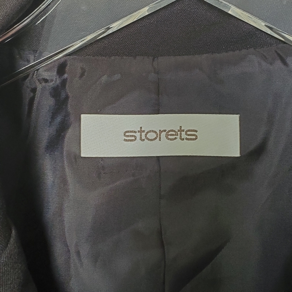 Nwt Storets Nevaeh Oversized Long Blazer Black Academia Preppy Classic Career — image 5 of 8